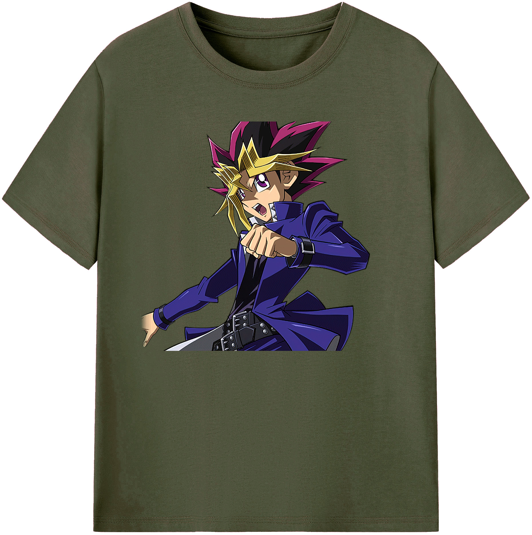 （画像用） 遊☆戯☆王 Yu-Gi-Oh! 綿100％ メンズ半袖Tシャツ｜肌触りやわらか＆通気性